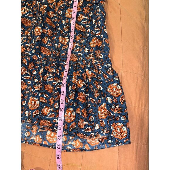 Velvet By Graham Shoshana Printed Floral Boho V-Neck Women's Dress Size Medium - Picture 7 of 9